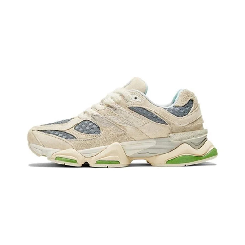 High Quality New Fashion Suede Sneakers Men Women Casual Walking Trainers Breathable Comfortable Lace-up Female 9060 Sport Shoes