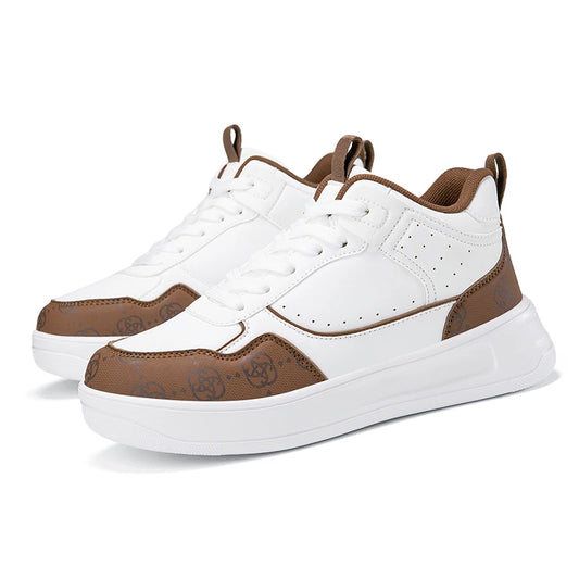 Breathable Leather Casual Sneakers