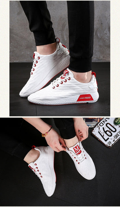 Men's running shoes, lightweight and breathable sports shoes, comfortable and cushioning fitness shoes, multi-functional sports