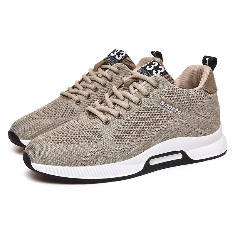 Men's Breathable Mesh Elevator Sneakers