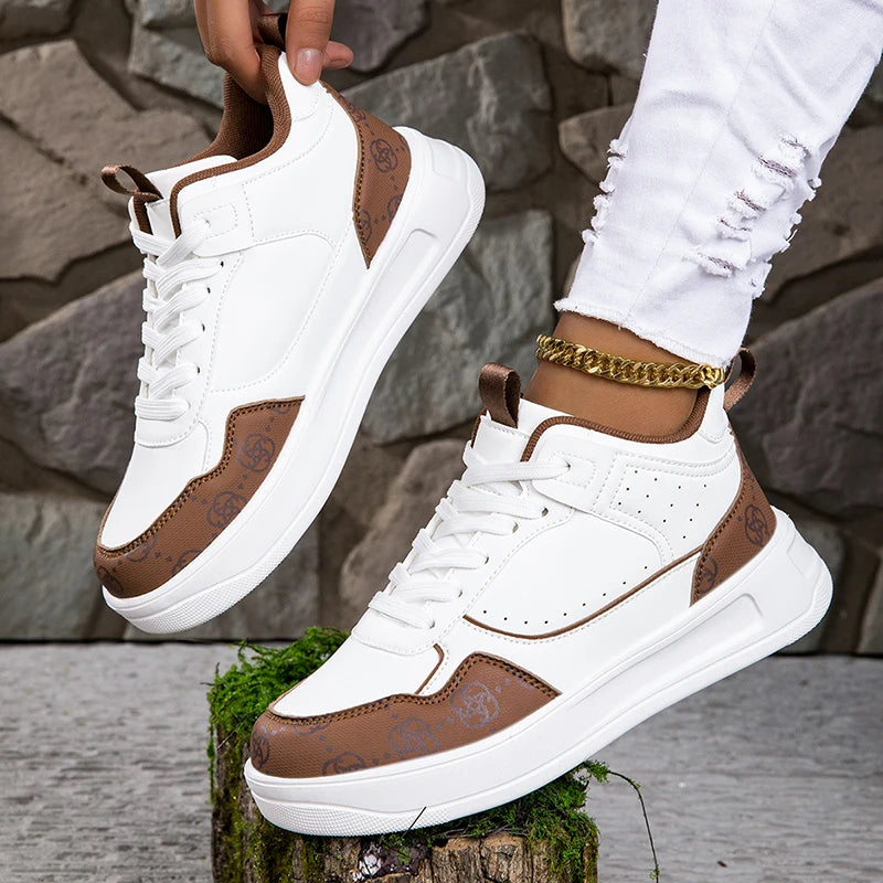 Breathable Leather Casual Sneakers