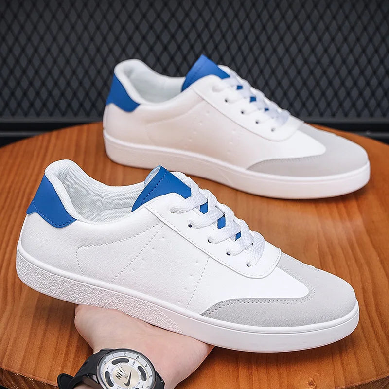 Men's Leather Platform Sneakers