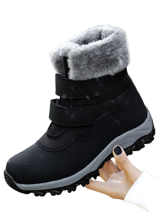 Women's Waterproof Fur Hiking Boots