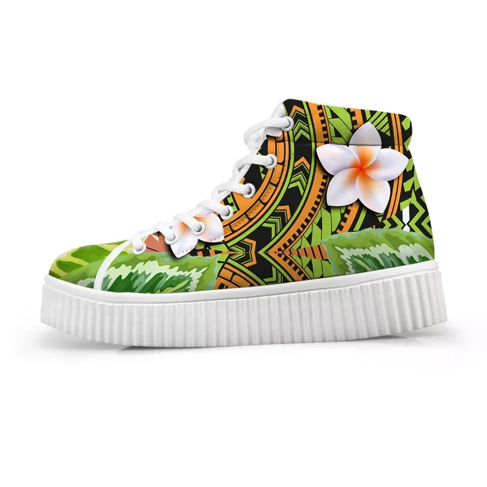 Women's Tribal Canvas High-Tops