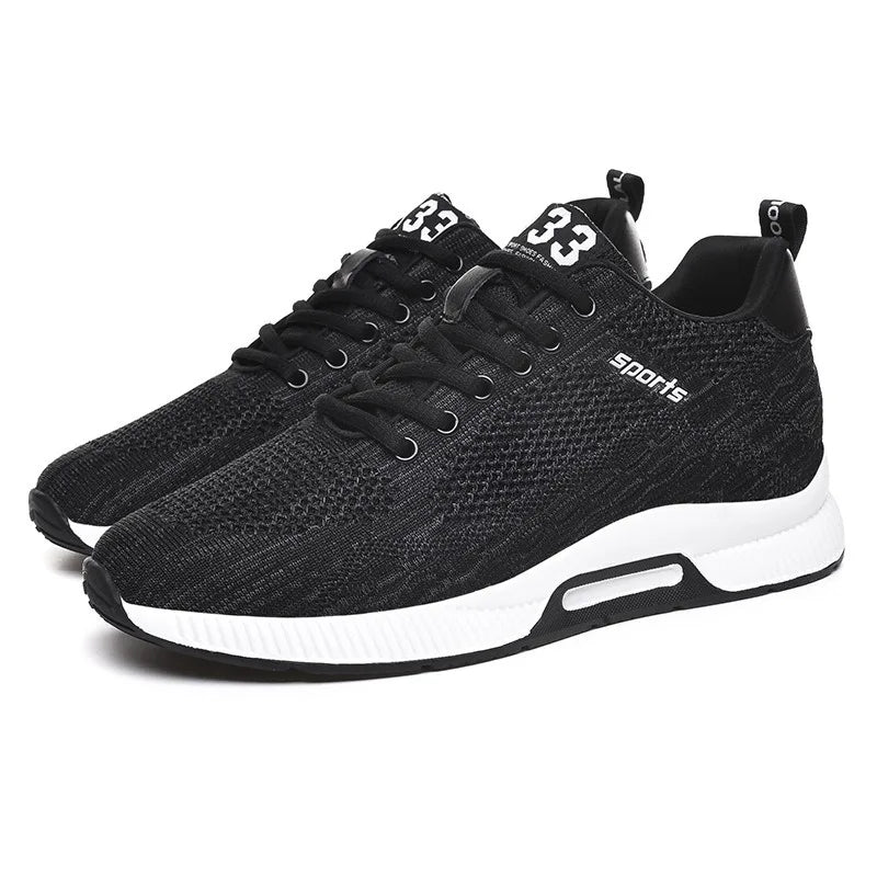 Men's Breathable Mesh Elevator Sneakers