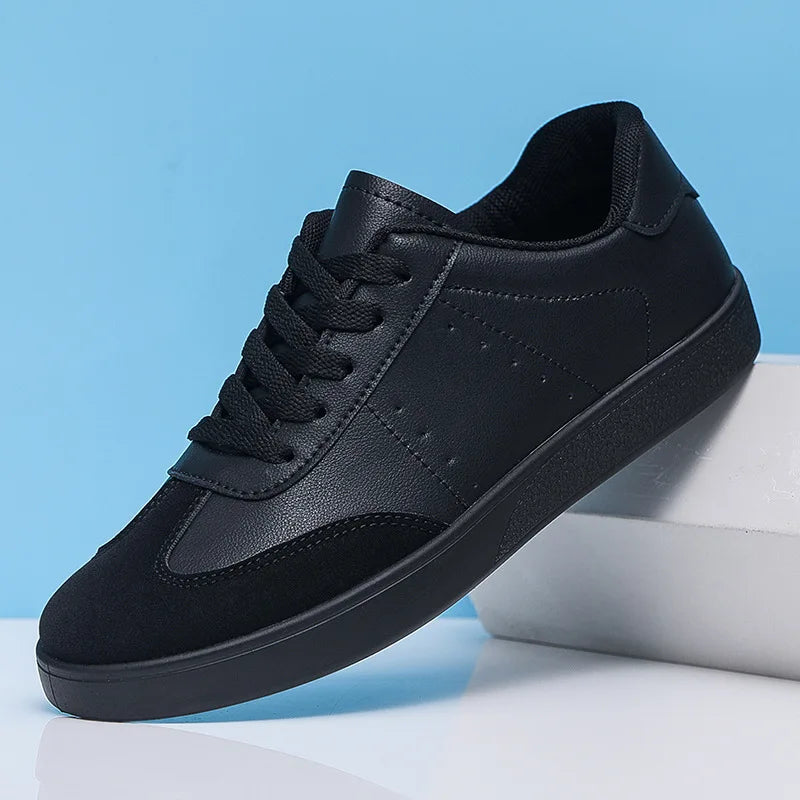 Men's Leather Platform Sneakers