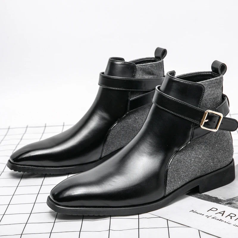 Men's Leather Dress Boots