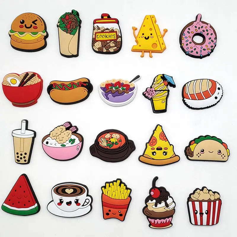 Cartoon Food Crocs Charm