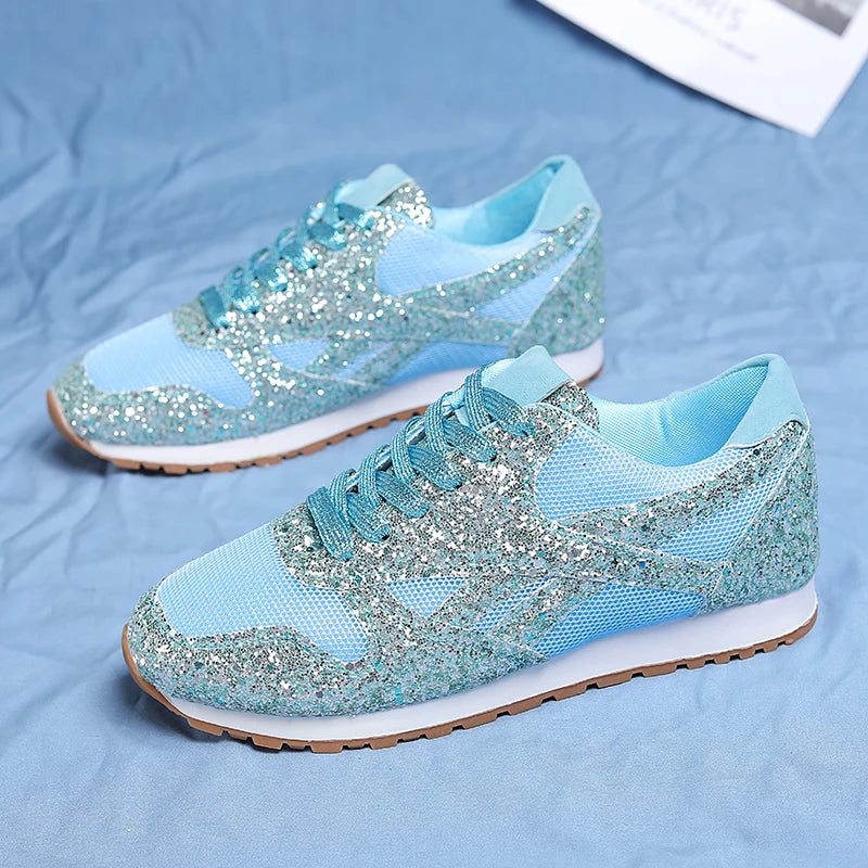 Women's Rhinestone Casual Sneakers