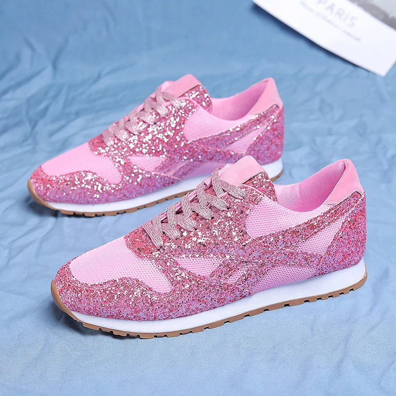 Women's Rhinestone Casual Sneakers