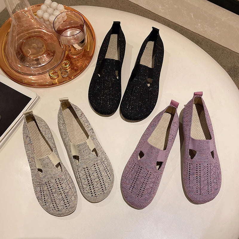 Women's Knitted Slip-On Sneakers