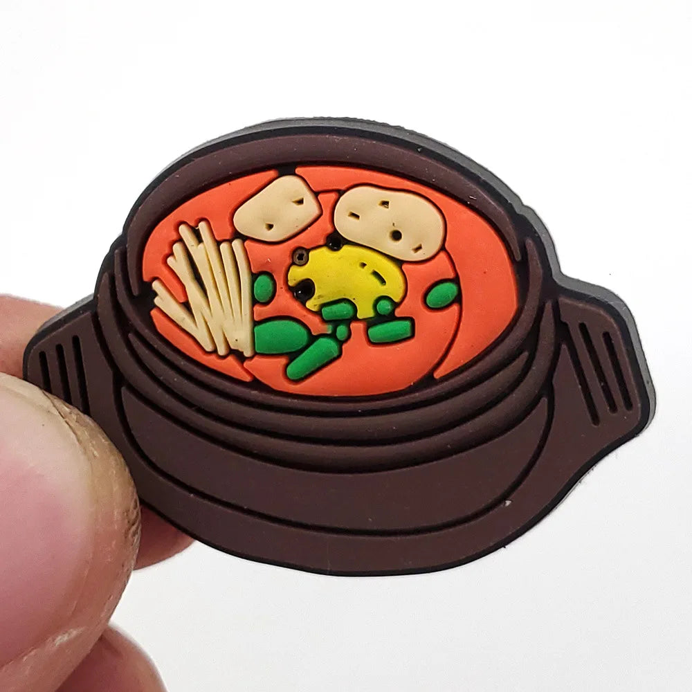 Cartoon Food Crocs Charm