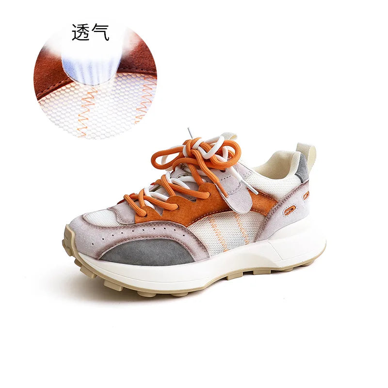 Women's Breathable Platform Sneakers