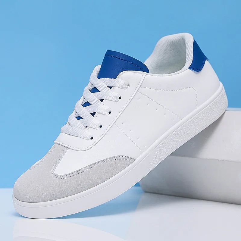 Men's Leather Platform Sneakers