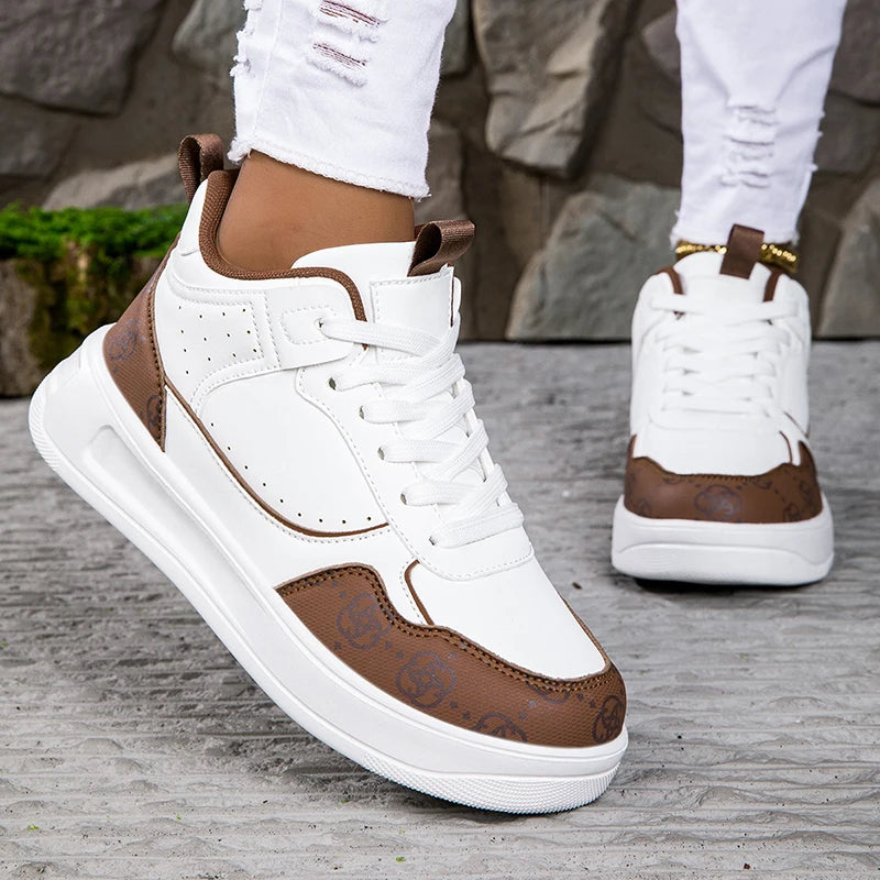 Breathable Leather Casual Sneakers