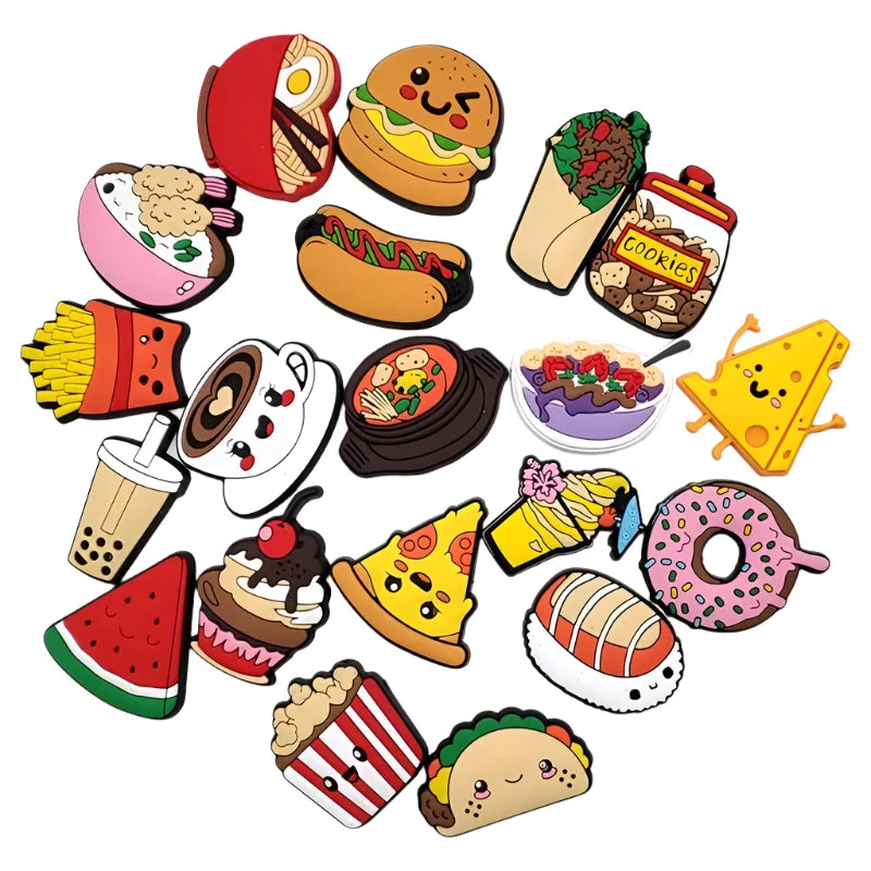 Cartoon Food Crocs Charm