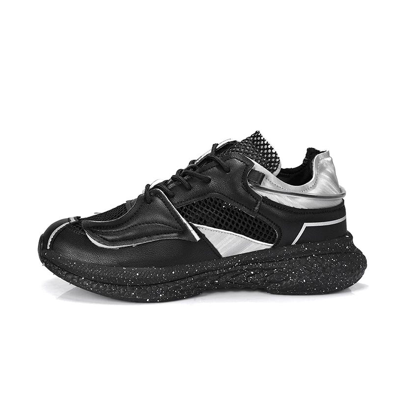 Men's White Luxury Running Sneakers