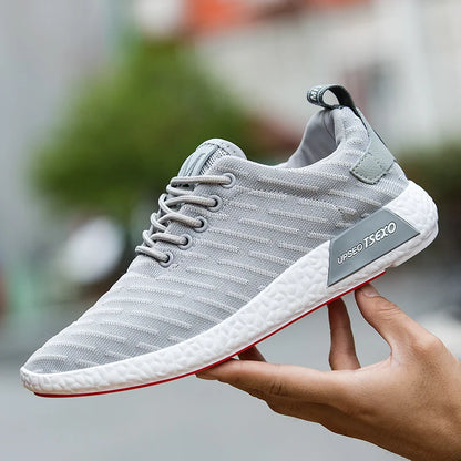 Men's running shoes, lightweight and breathable sports shoes, comfortable and cushioning fitness shoes, multi-functional sports