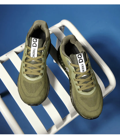 AIR Men Sports Running Shoes Casual Marathon Sneakers Breathable Lightweight Comfort Brand Men Athletic Tenis Walking Sneakers