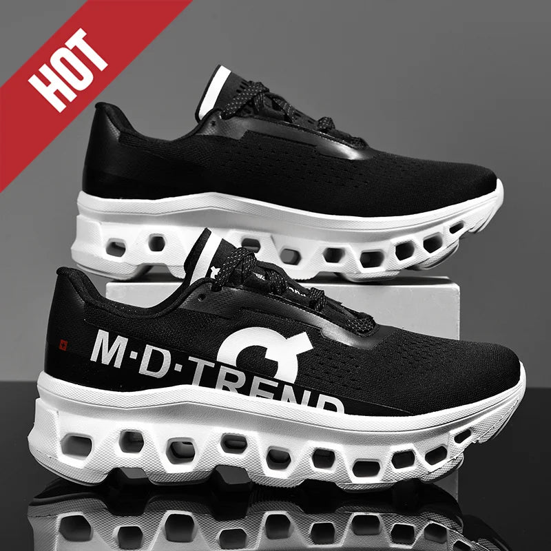 Marathon Men Sports Running Shoes Air Cushion Breathable Lightweight Male Comfortable Athletic Casual Sneakers Hiking Outdoor