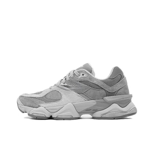 High Quality New Fashion Suede Sneakers Men Women Casual Walking Trainers Breathable Comfortable Lace-up Female 9060 Sport Shoes