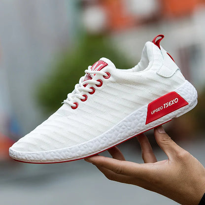 Men's running shoes, lightweight and breathable sports shoes, comfortable and cushioning fitness shoes, multi-functional sports