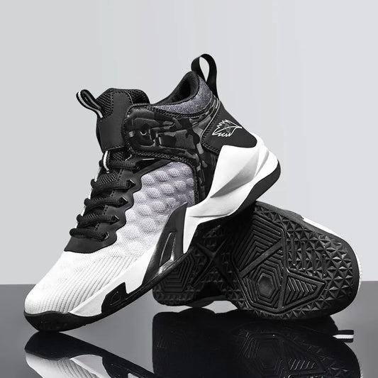 Men's Basketball Shoes Breathable Non-Slip Sneakers Fashionable Sports