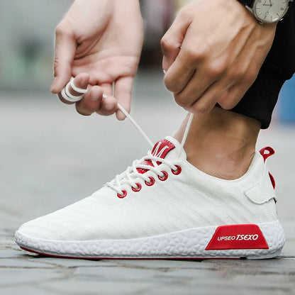 Men's running shoes, lightweight and breathable sports shoes, comfortable and cushioning fitness shoes, multi-functional sports