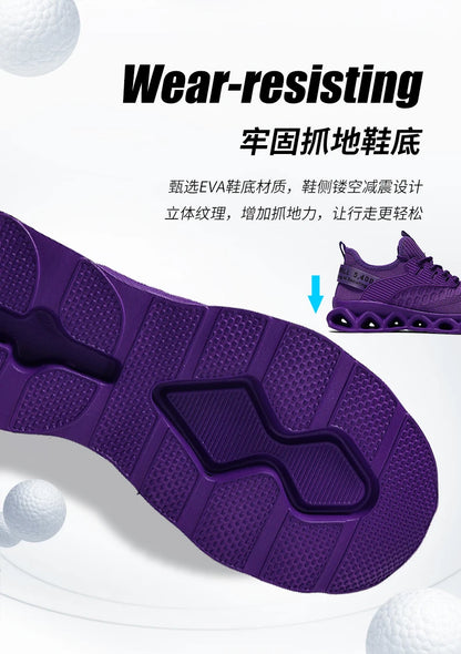 Women's running shoes, lightweight mesh, breathable and comfortable flat soft tennis shoes, blade sports shoes for women
