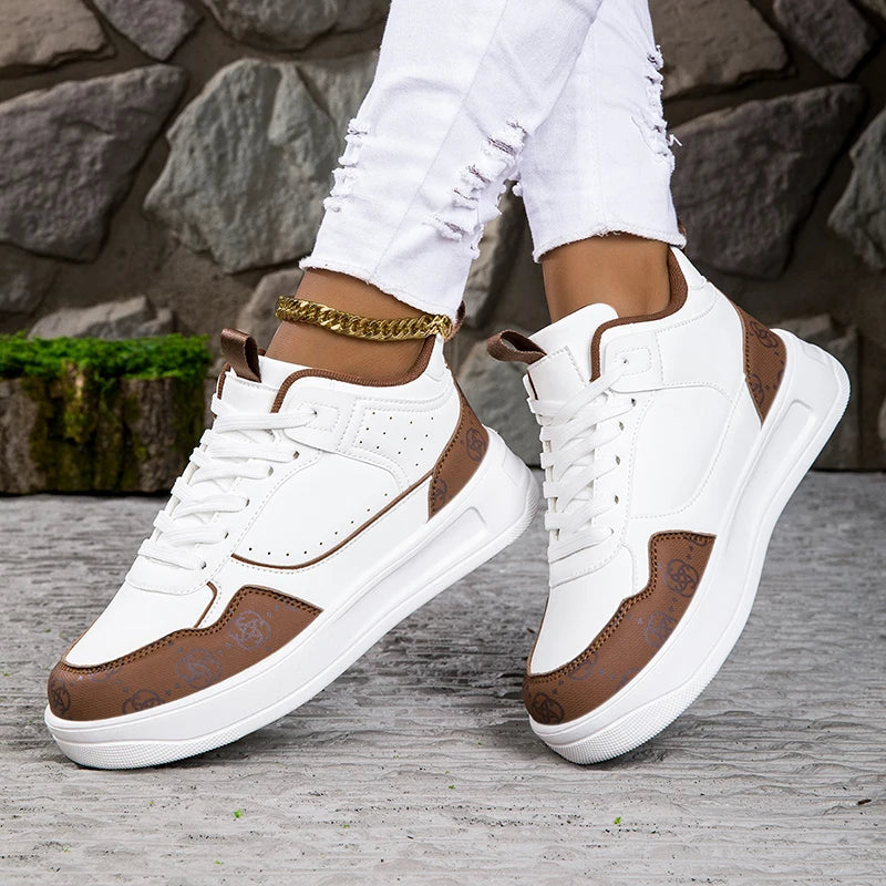 Breathable Leather Casual Sneakers