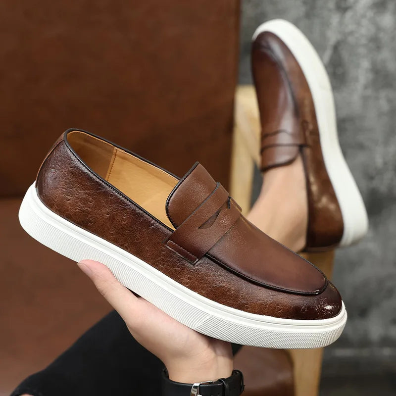 Breathable British Style Casual Loafers