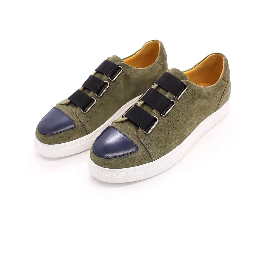 Men's Leather Suede Sneakers