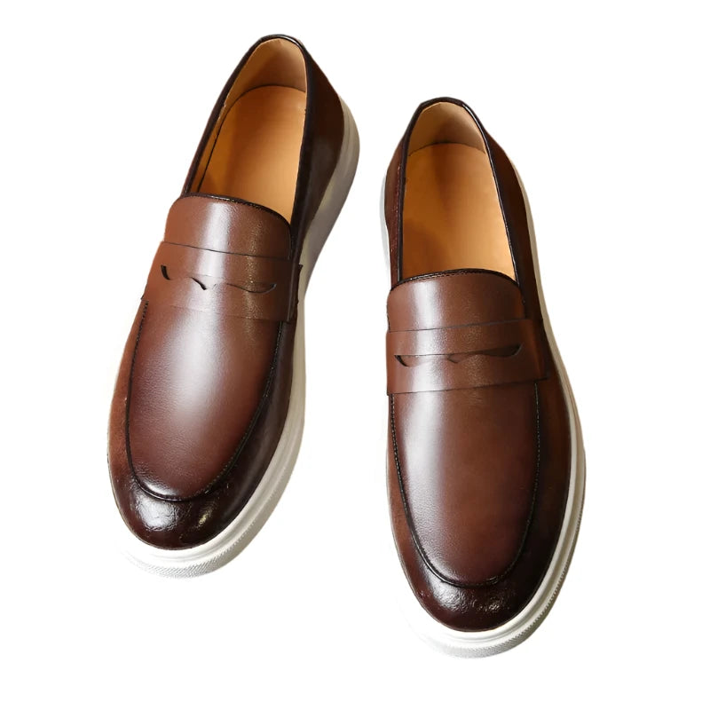 Breathable British Style Casual Loafers