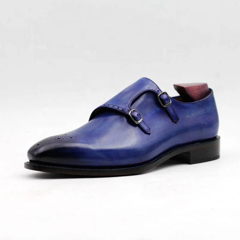 Men's Goodyear Welted Monk Shoes