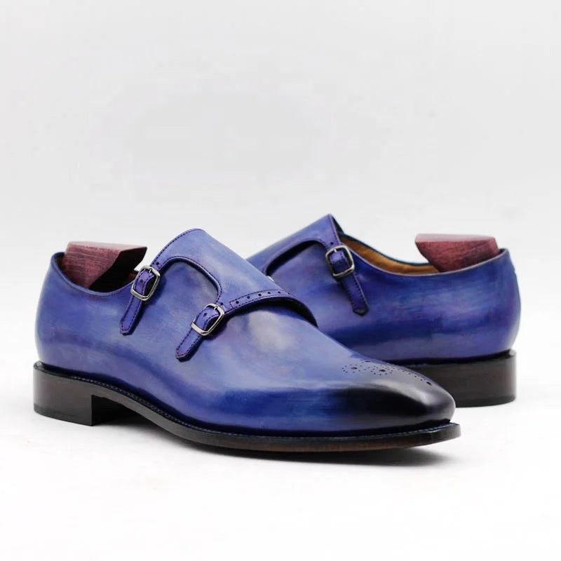 Men's Goodyear Welted Monk Shoes