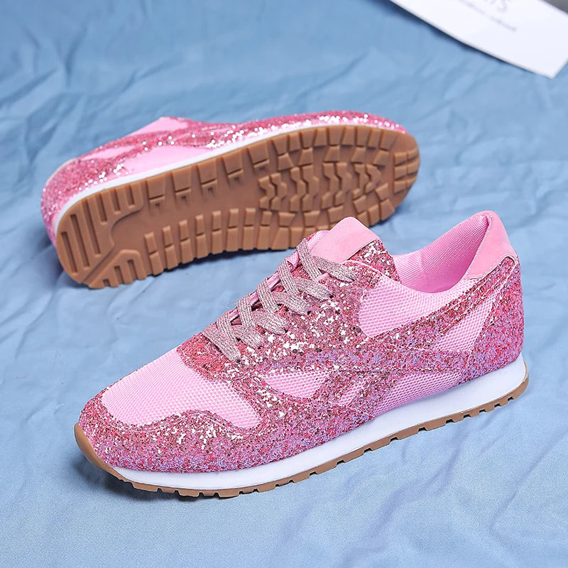 Women's Rhinestone Casual Sneakers