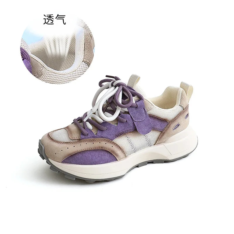 Women's Breathable Platform Sneakers