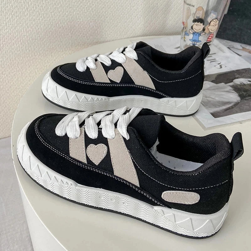 Women's Japanese Style Canvas Sneakers