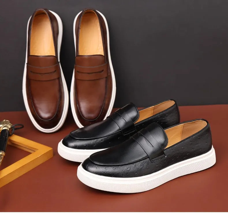 Breathable British Style Casual Loafers