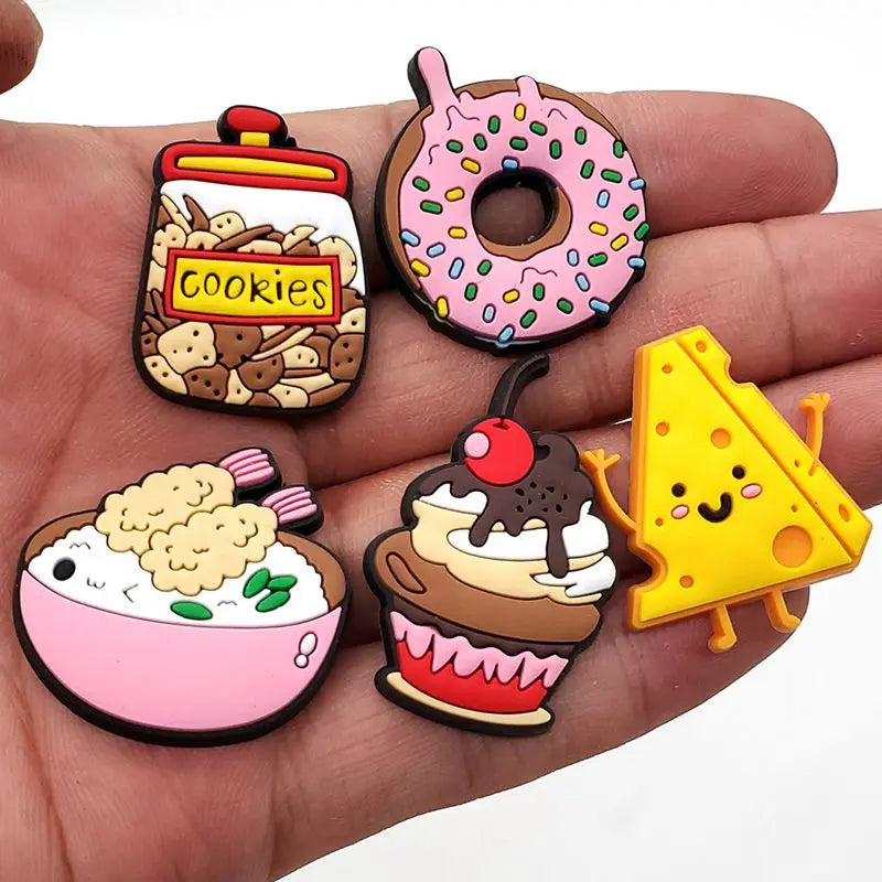 Cartoon Food Crocs Charm