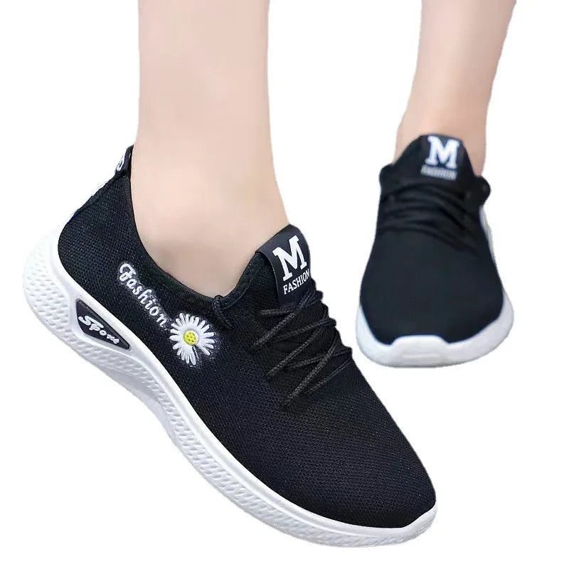 Breathable Mesh Platform Workout Sneakers