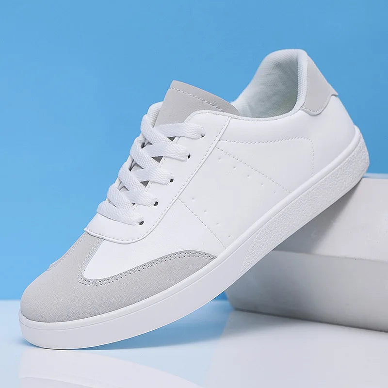 Men's Leather Platform Sneakers