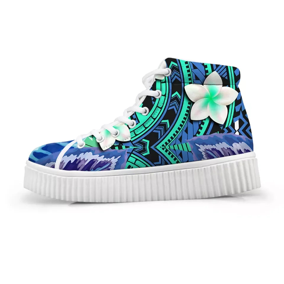 Women's Tribal Canvas High-Tops